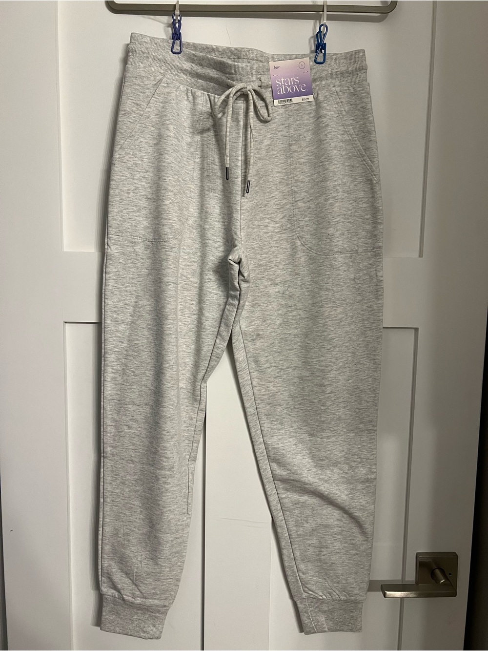 stars above Heather Gray Jogger Sweatpants